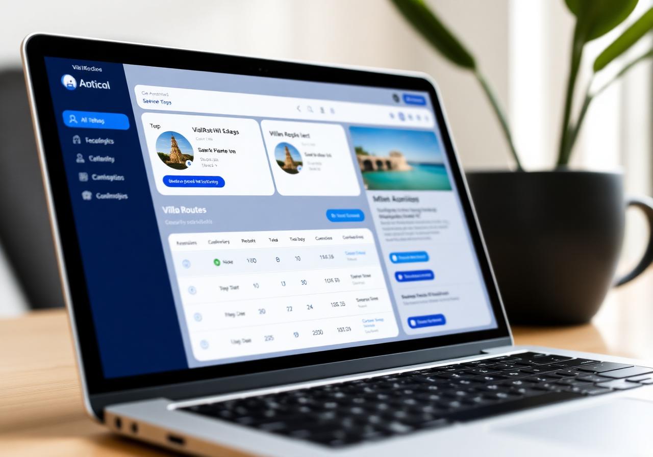 Villa rental AI dashboard built for a Barbados client